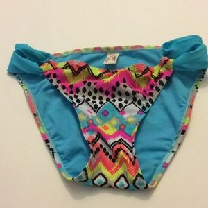 Multi-colored bikini bottom